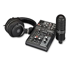 Yamaha AG03MK2 3-Channel Live Streaming Mixer with USB Audio